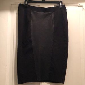 Black, pencil skirt